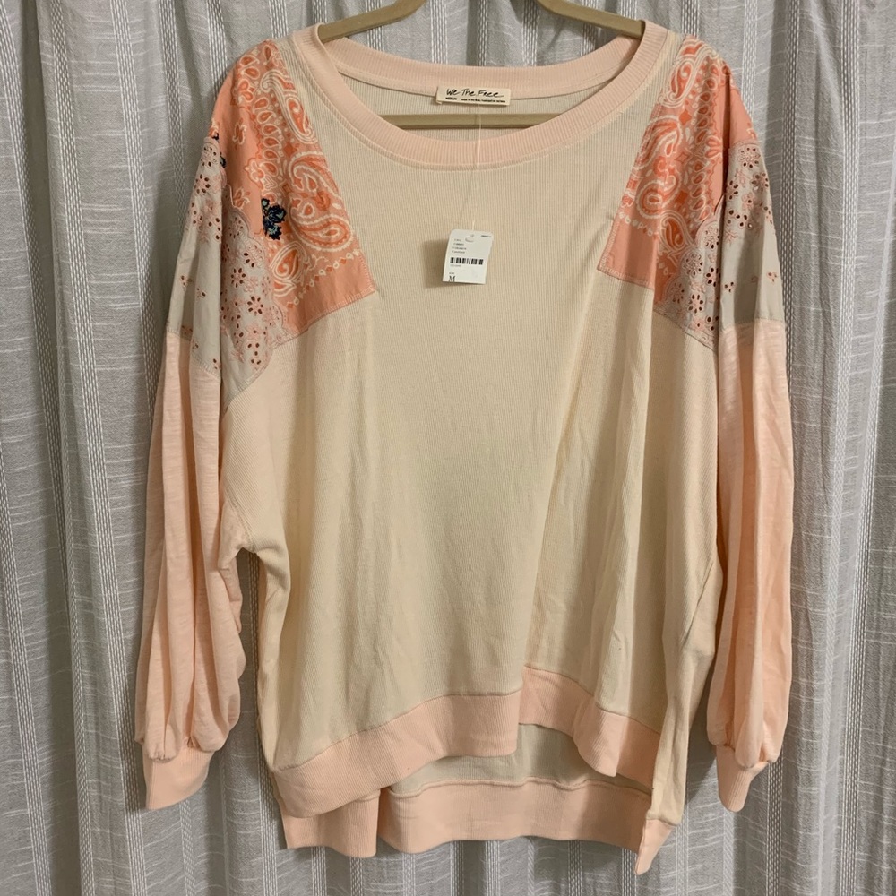 ✨NWT✨ We The Free Feelin It Tee Peach - Picture 4 of 8